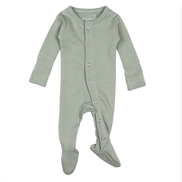 L’ovedBaby Organic Snap Footie Onsies - Picture 1 of 2